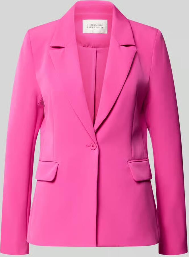 GUIDO MARIA KRETSCHMER WOMAN slim fit blazer met klepzakken model 'Isa' - Foto 2