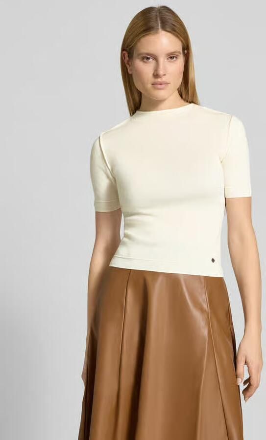 GUIDO MARIA KRETSCHMER WOMAN Slim fit gebreid shirt met wol Model 'CAROLINE' - Foto 3