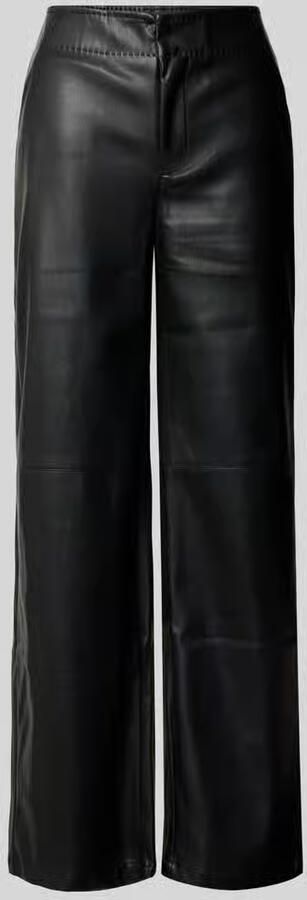 GUIDO MARIA KRETSCHMER WOMAN Stoffen broek in leerlook model 'Admira' - Foto 2