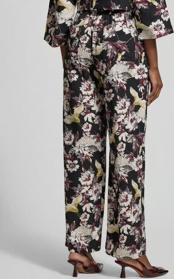 GUIDO MARIA KRETSCHMER WOMAN Stoffen broek van viscosemix model 'Orelia'