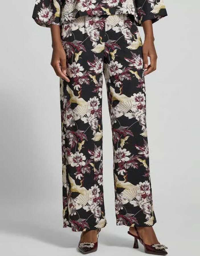 GUIDO MARIA KRETSCHMER WOMAN Stoffen broek van viscosemix model 'Orelia' - Foto 2
