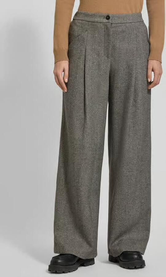 GUIDO MARIA KRETSCHMER WOMAN Stoffen broek van wolmix model 'Loretta' - Foto 3
