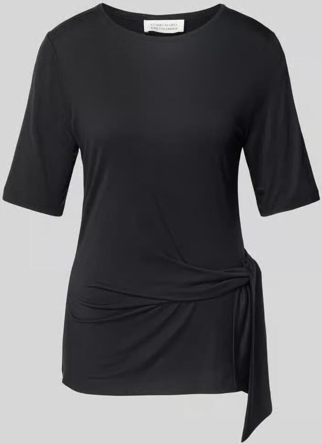 GUIDO MARIA KRETSCHMER WOMAN T-shirt met plooien model 'EMINA'