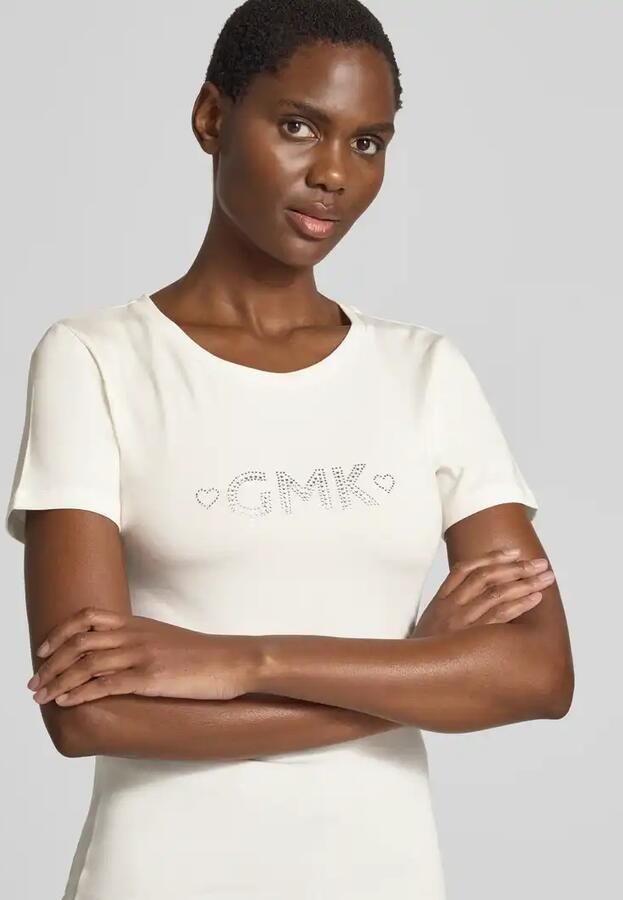 GUIDO MARIA KRETSCHMER WOMAN T-shirt met siersteentjes model 'Shelly'