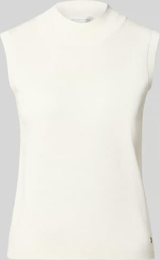 GUIDO MARIA KRETSCHMER WOMAN Tricottop van lyocellmix met opstaande kraag - Foto 2