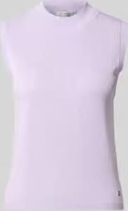 GUIDO MARIA KRETSCHMER WOMAN Tricottop van lyocellmix met ronde hals model 'Remi'
