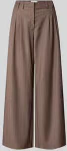 GUIDO MARIA KRETSCHMER WOMAN wide fit broek met viscose model 'Fee'