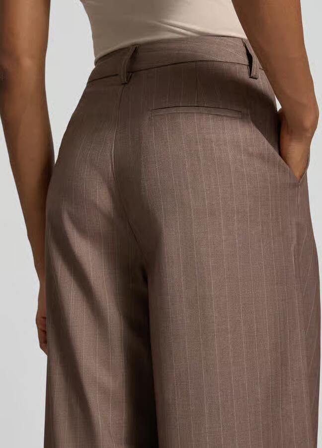 GUIDO MARIA KRETSCHMER WOMAN wide fit broek met viscose model 'Fee'