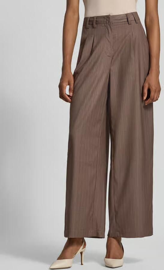 GUIDO MARIA KRETSCHMER WOMAN wide fit broek met viscose model 'Fee' - Foto 2