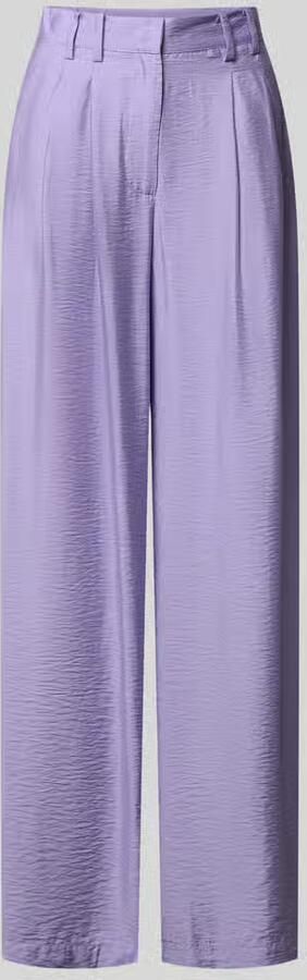GUIDO MARIA KRETSCHMER WOMAN Wide fit broek van viscosemix model 'Finja' - Foto 2