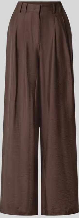 GUIDO MARIA KRETSCHMER WOMAN wide fit broek van viscosemix model 'Finja' - Foto 3