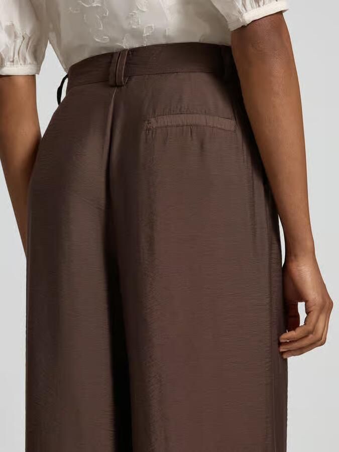 GUIDO MARIA KRETSCHMER WOMAN wide fit broek van viscosemix model 'Finja' - Foto 2