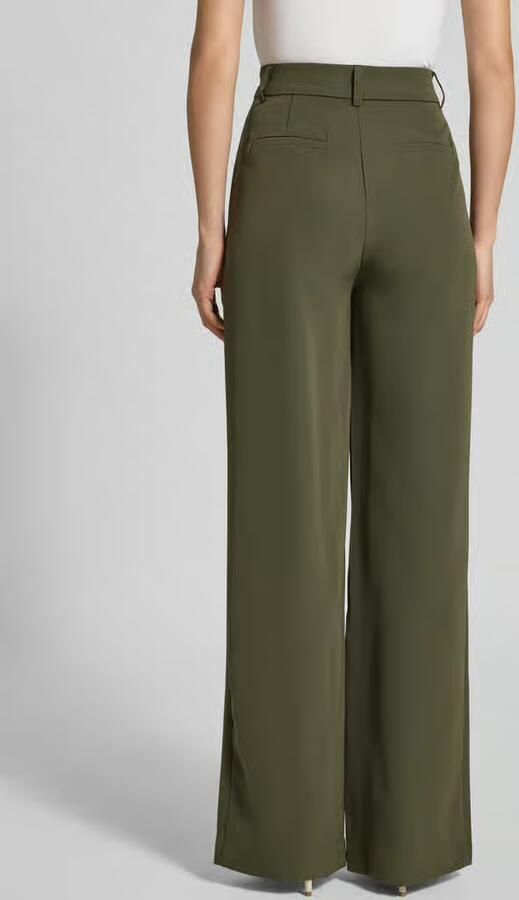GUIDO MARIA KRETSCHMER WOMAN Wide fit stoffen broek met achterzakken Model 'Jana' - Foto 3