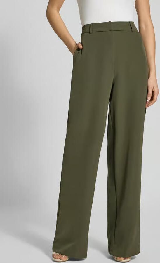 GUIDO MARIA KRETSCHMER WOMAN Wide fit stoffen broek met achterzakken Model 'Jana' - Foto 2