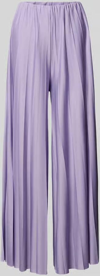 GUIDO MARIA KRETSCHMER WOMAN wide fit stoffen broek met plooi-look model 'Samantha' - Foto 2