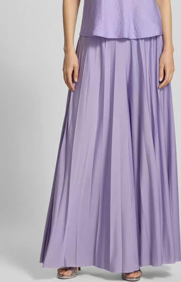 GUIDO MARIA KRETSCHMER WOMAN wide fit stoffen broek met plooi-look model 'Samantha' - Foto 2