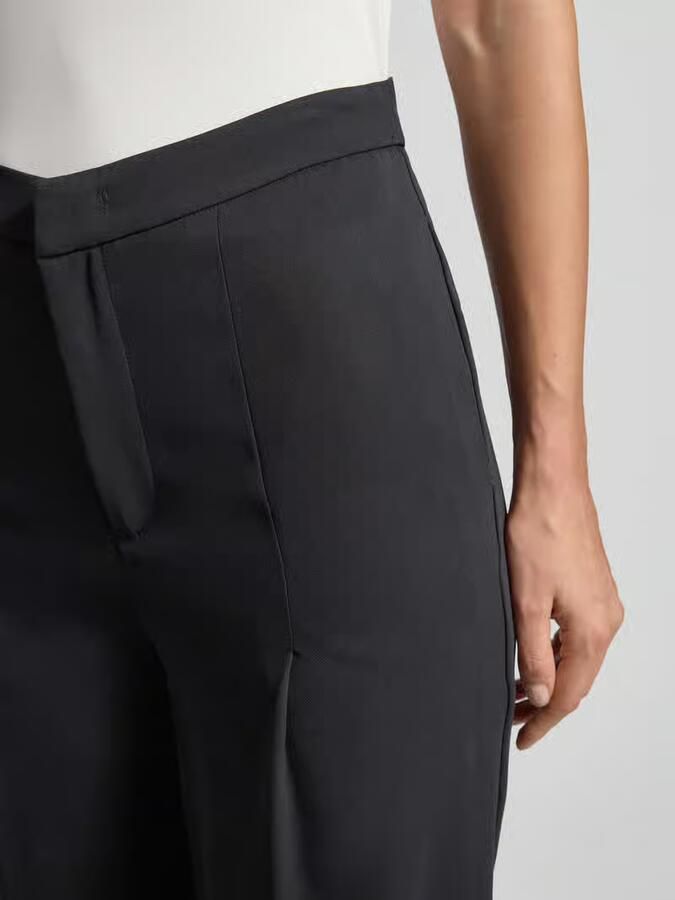 GUIDO MARIA KRETSCHMER WOMAN Wide fit stoffen broek van viscosemix model 'Inga'