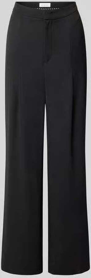 GUIDO MARIA KRETSCHMER WOMAN Wide fit stoffen broek van viscosemix model 'Inga' - Foto 2