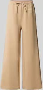 GUIDO MARIA KRETSCHMER WOMAN wide fit sweatpants van katoenmix model 'Gunda'