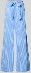 GUIDO MARIA KRETSCHMER WOMAN wide leg broek met strikceintuur model 'Dana'