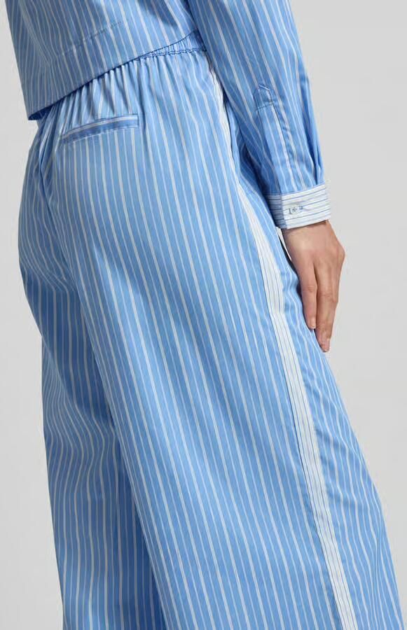GUIDO MARIA KRETSCHMER WOMAN wide leg broek met strikceintuur model 'Dana'