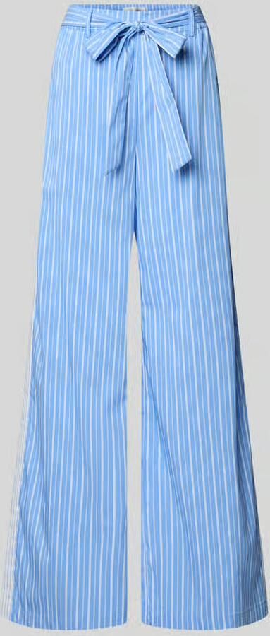 GUIDO MARIA KRETSCHMER WOMAN wide leg broek met strikceintuur model 'Dana' - Foto 2