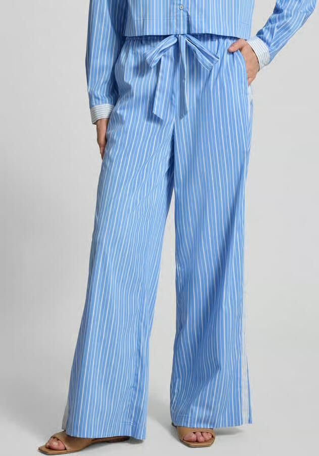 GUIDO MARIA KRETSCHMER WOMAN wide leg broek met strikceintuur model 'Dana' - Foto 2