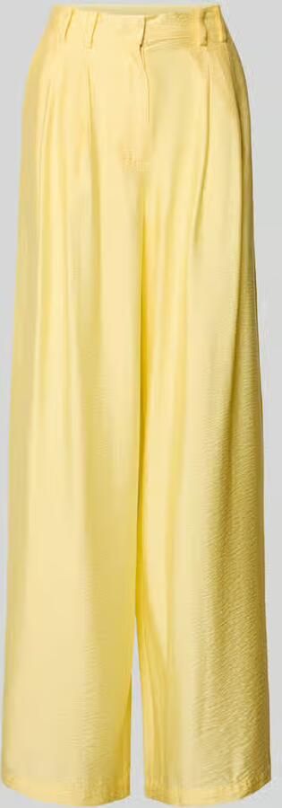 GUIDO MARIA KRETSCHMER WOMAN wide leg broek van viscosemix met steekzakken - Foto 2