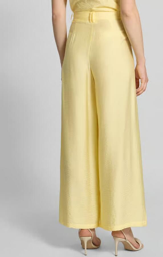 GUIDO MARIA KRETSCHMER WOMAN wide leg broek van viscosemix met steekzakken - Foto 3