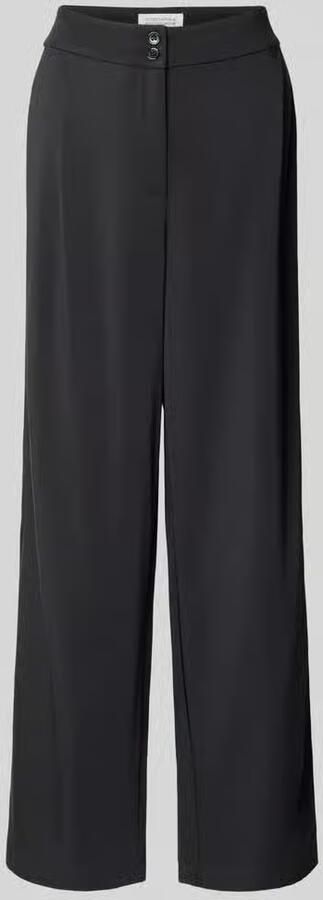 GUIDO MARIA KRETSCHMER WOMAN Wide leg stoffen broek met bandplooien model 'Cecile' - Foto 2