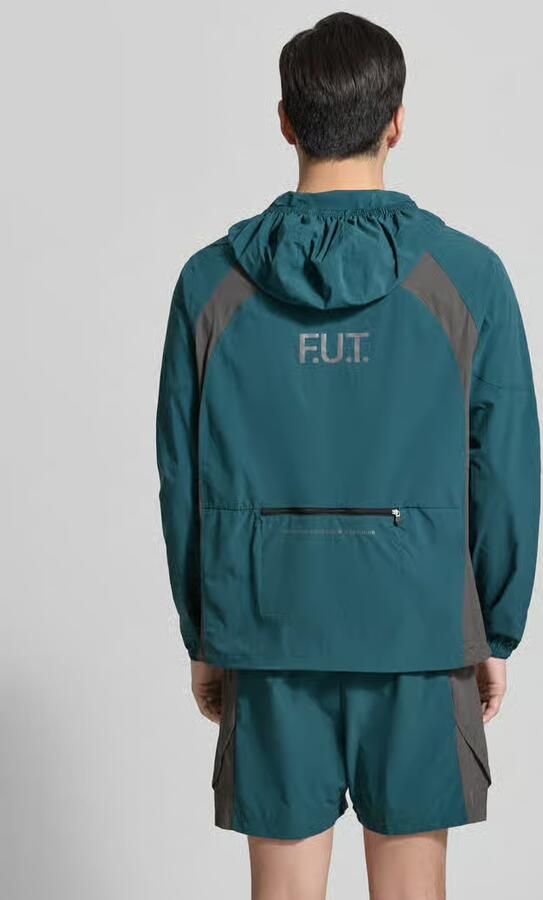Halo regular fit jack met logoprint model 'Division' - Foto 3