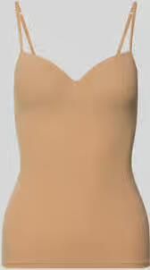 Hanro 2-in-1-Bh-top met gewatteerde voorgevormde cups model 'ALLURE'