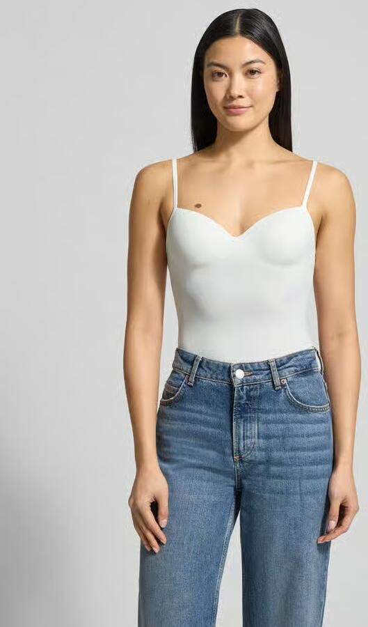 Hanro 2-in-1-Bh-top met gewatteerde voorgevormde cups model 'ALLURE' - Foto 8
