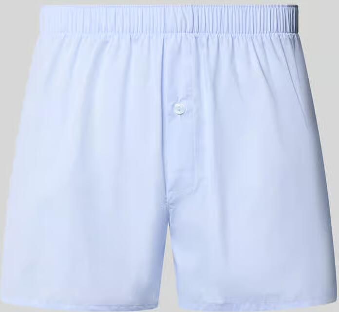 Hanro Katoenen boxershorts Blue Heren - Foto 6