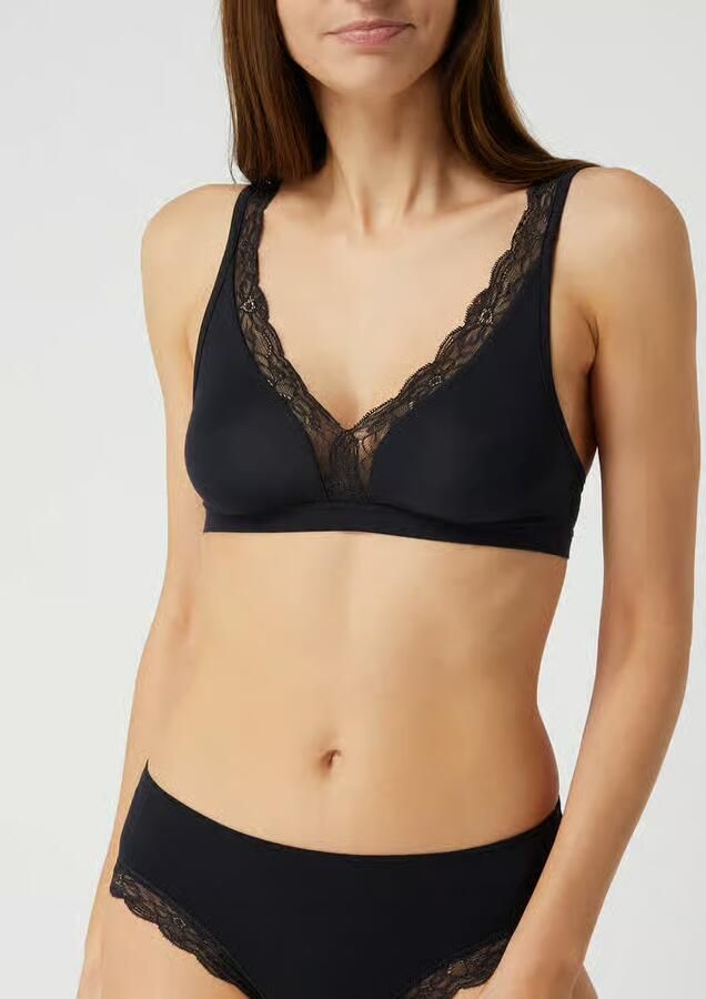Hanro Bralette met stretch model 'Cotton Lace' - Foto 2