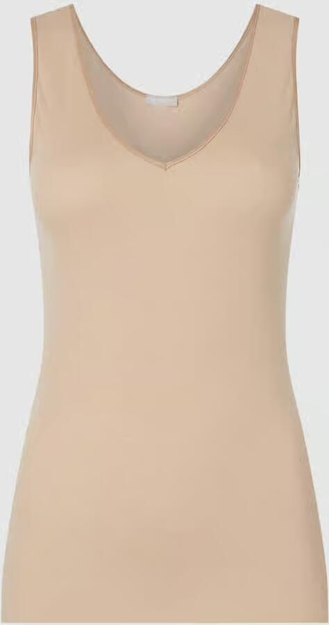 Hanro Onderhemd van katoen naadloos model 'Cotton Seamless'