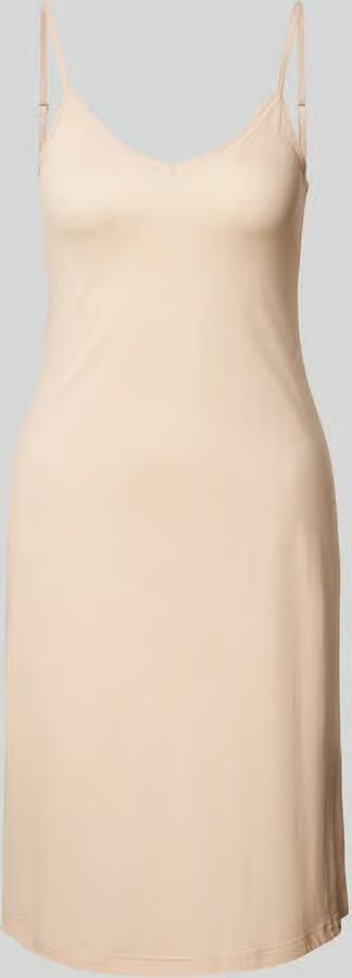 Hanro Katoenen nachtjapon Beige Dames