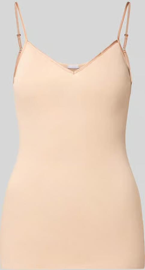 Hanro Slim fit onderhemd met spaghettibandjes - Foto 2