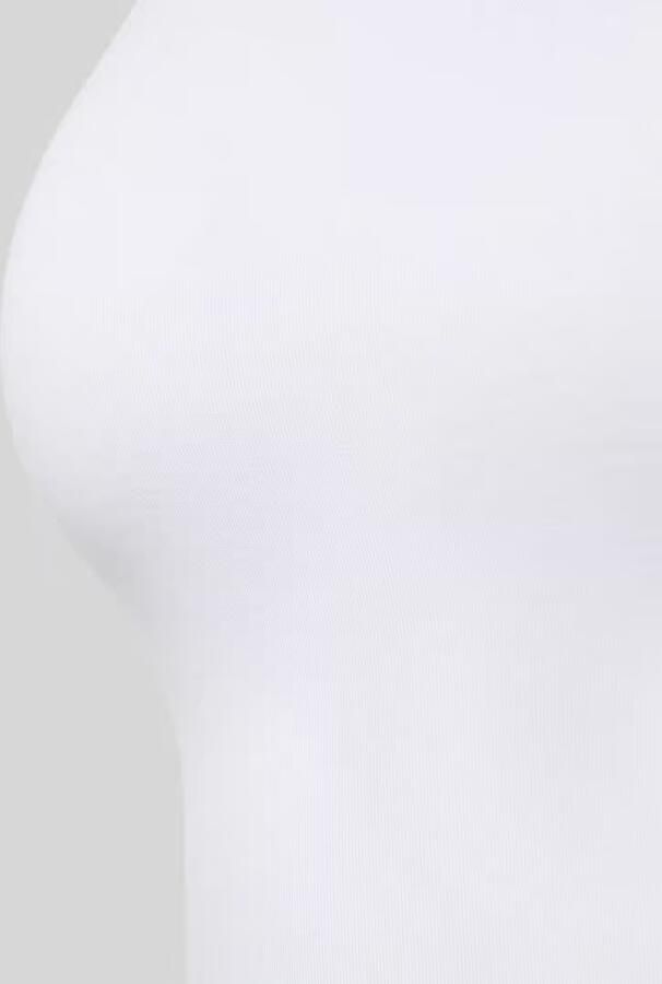 Hanro slim fit top met ronde hals