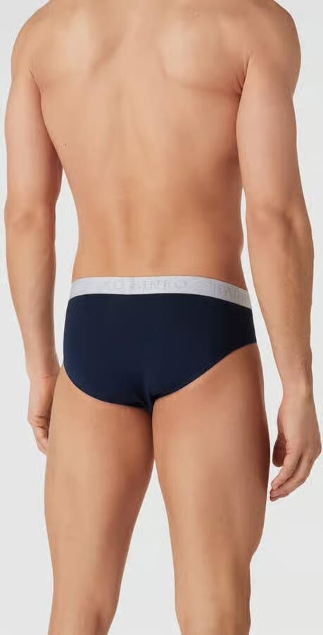 Hanro Slip met labeldetails in een set van 2 stuks