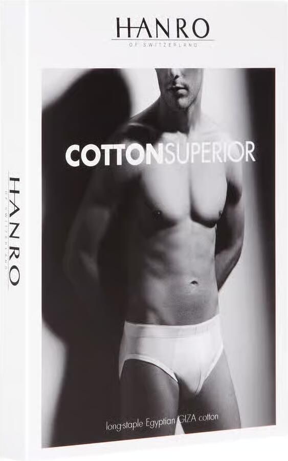 Hanro Katoenen slipjes Black Heren