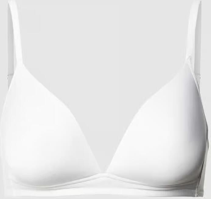 Hanro T-shirtbeha van satijn beugelloos model 'Satin Deluxe' - Foto 2