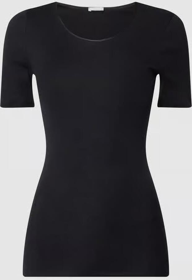 Hanro T-shirt van katoen model 'Cotton Seamless'