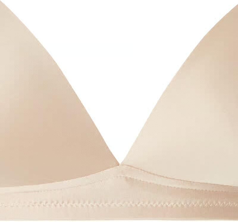 Hanro T-shirtbeha van satijn beugelloos model 'Satin Deluxe'