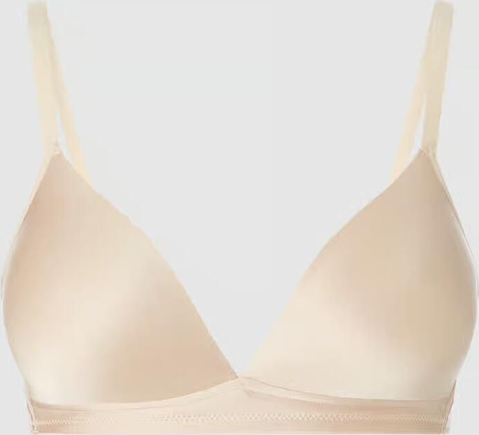 Hanro T-shirtbeha van satijn beugelloos model 'Satin Deluxe' - Foto 2