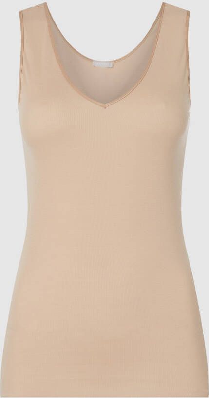 Hanro Onderhemd van katoen naadloos model 'Cotton Seamless'