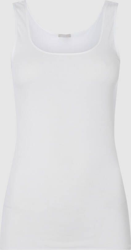 Hanro Onderhemd van katoen naadloos model 'Cotton Seamless'