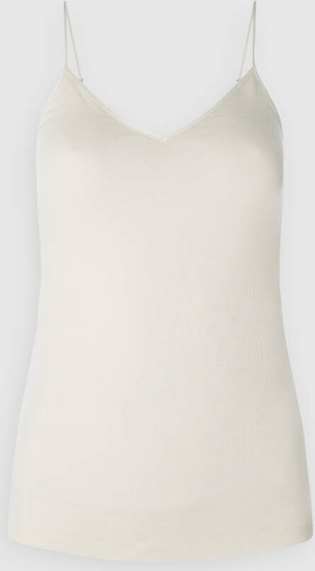 Hanro Onderhemd van merinowol en zijde model 'Woolen Silk'
