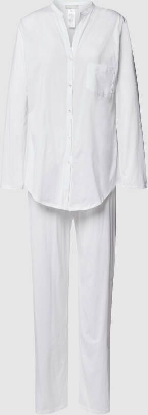 Hanro Pyjama van katoen model 'Cotton Deluxe'