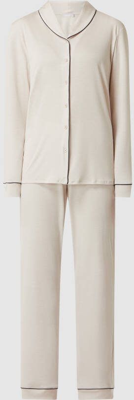 Hanro Pyjama van lyocell model 'Natural Comfort'